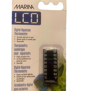 (2) Marina Aquarius LCD #11222 Digital Aquarium Thermometer New Sealed! for Fish